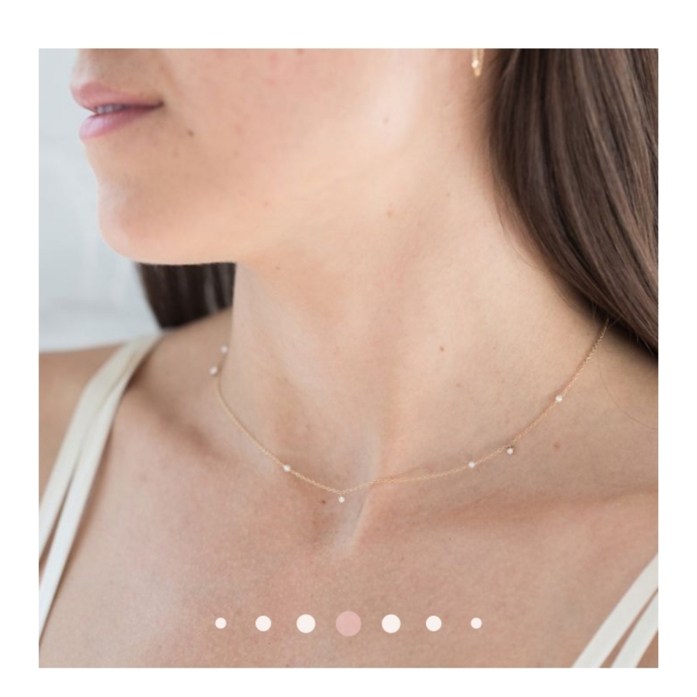 Catbird Dewdrop Collar Yellow Gold Pearl